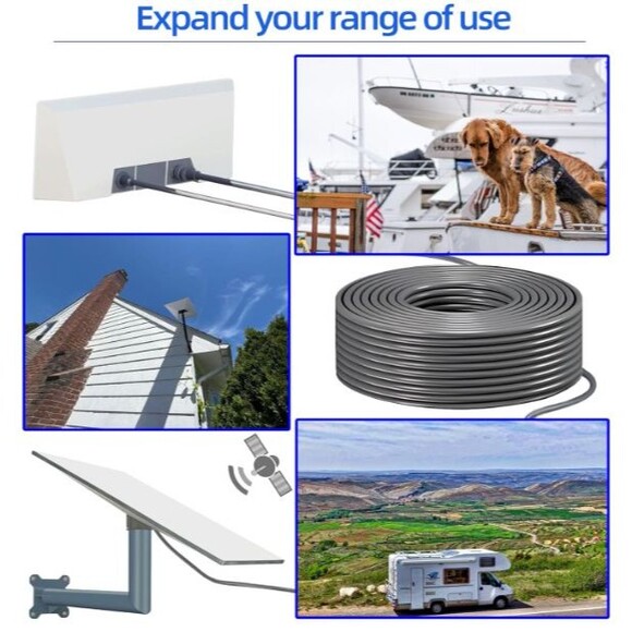 Starlink Gen 3 Cable (150FT / 46M), Waterproof Starlink Cable Extension - Picture 4 of 6